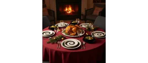 Порцеланов сервиз за хранене 24 части Спирала TOPRAKSAN