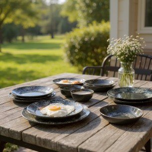 Порцеланов сервиз за хранене 24 части Дълбини TOPRAKSAN ➤ топ цена ➤ dshome.bg 2