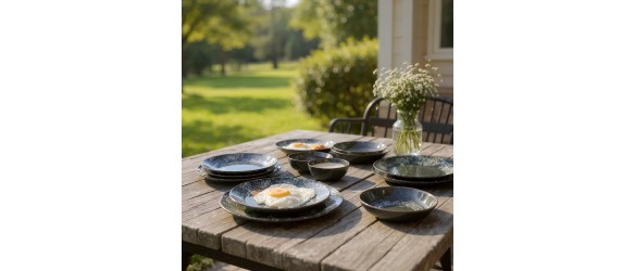 Порцеланов сервиз за хранене 24 части Дълбини TOPRAKSAN