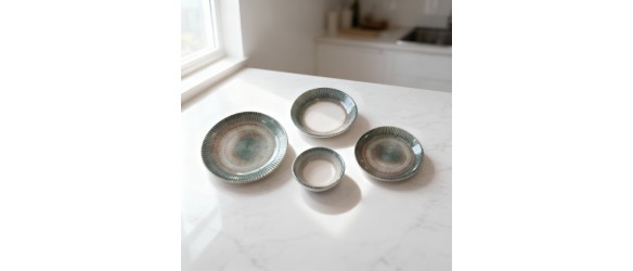 Порцеланов сервиз за хранене 24 части Морски пейзаж TOPRAKSAN