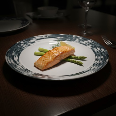 Порцеланов сервиз за хранене 24 части Водовъртеж TOPRAKSAN ➤ топ цена ➤ dshome.bg