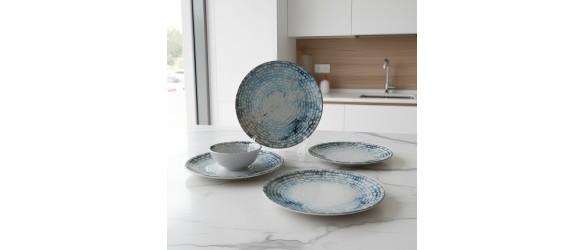 Порцеланов сервиз за хранене 24 части Мозайка TOPRAKSAN