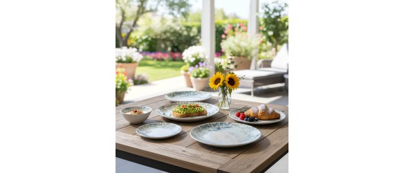 Порцеланов сервиз за хранене 24 части Мозайка TOPRAKSAN