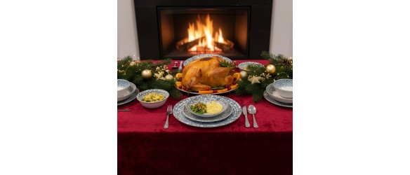 Порцеланов сервиз за хранене 24 части Мозайка TOPRAKSAN