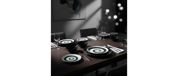 Порцеланов сервиз за хранене 24 части Спирала TOPRAKSAN