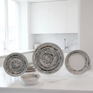 Порцеланов сервиз за хранене 24 части Exo TOPRAKSAN 2