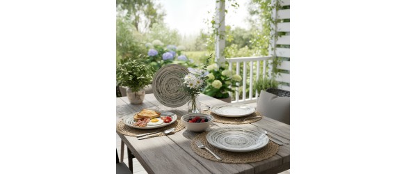 Порцеланов сервиз за хранене 24 части Exo TOPRAKSAN