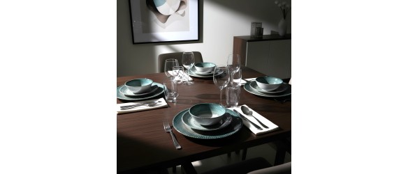 Порцеланов сервиз за хранене 24 части Морски пейзаж TOPRAKSAN