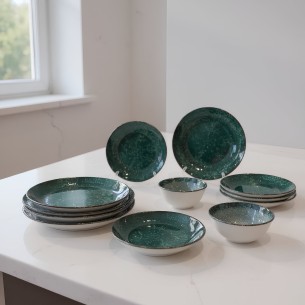 Порцеланов сервиз за хранене 24 части Горски мъх TOPRAKSAN 2