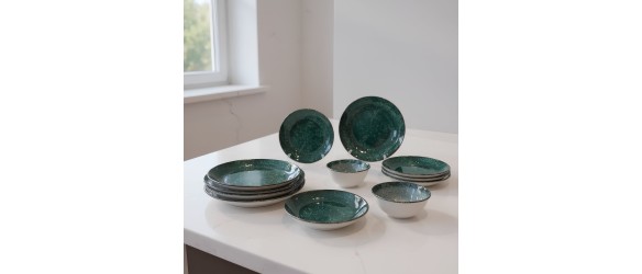 Порцеланов сервиз за хранене 24 части Горски мъх TOPRAKSAN