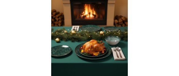 Порцеланов сервиз за хранене 24 части Горски мъх TOPRAKSAN