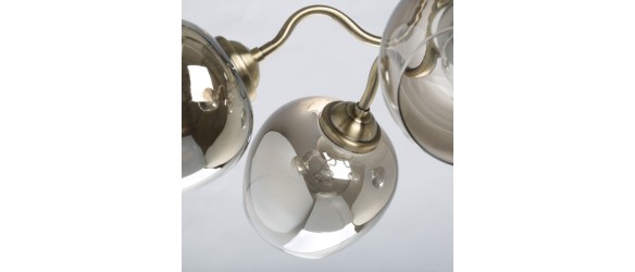 Полилей с опушени чашки 5xE27 Iren INTO