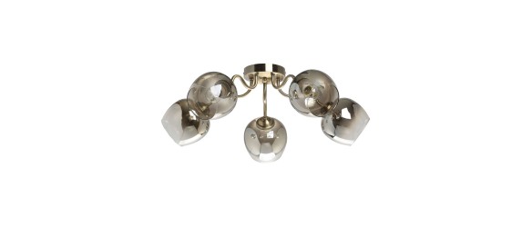 Полилей с опушени чашки 5xE27 Iren INTO