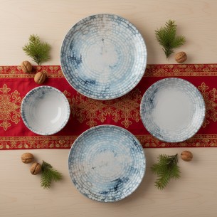 Порцеланов сервиз за хранене 24 части Мозайка TOPRAKSAN