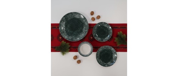 Порцеланов сервиз за хранене 24 части Дълбини TOPRAKSAN