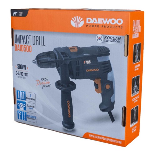 Комплект ъглошлайф DAAG115-90 + бормашина DAID500 + чанта DAEWOO ➤ топ цена ➤ dshome.bg