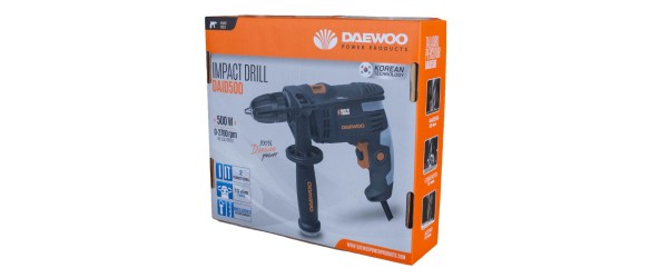 Комплект ъглошлайф DAAG115-90 + бормашина DAID500 + чанта DAEWOO