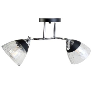 Полилей Telma 2xE27 черно+хром LIGHTEX 2