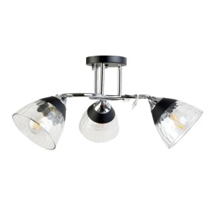 Полилей Telma 3xE27 черно+хром LIGHTEX 2