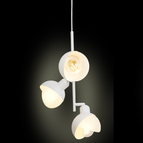 Полилей Florence 3xЕ27 бял LIGHTEX