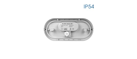 LED плафон Ellis/О 18 W IP54 бял VIVALUX