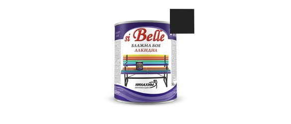 Боя блажна алкидна черна 0.700кг Si belle НИНАХИМ ➤ топ цена ➤ dshome.bg