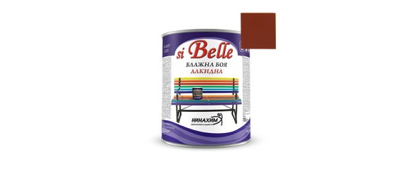 Боя блажна алкидна светло кафява 0.700кг si belle ➤ топ цена ➤ dshome.bg