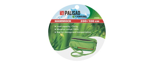 Хамак 200x100 см без планки PALISAD CAMPING
