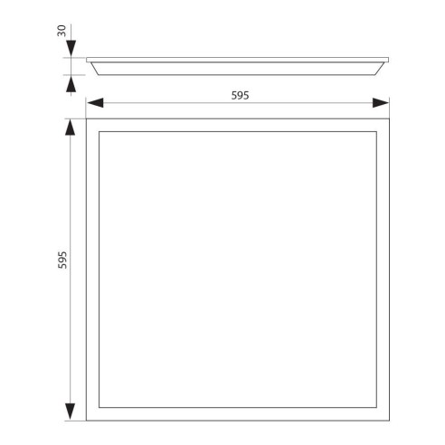 LED панел за вграждане 40 W 4000 К Atlas VIVALUX