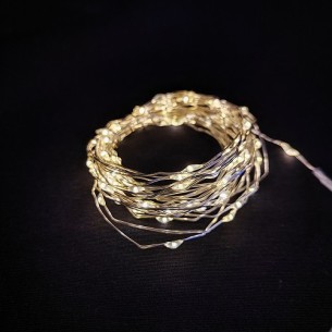 Гирлянд Купър 5 м 100 топло бели LED лампички ENIGMA 2