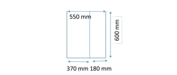 Шкаф за баня комплект PVC Перла 55см ➤ топ цена ➤ dshome.bg