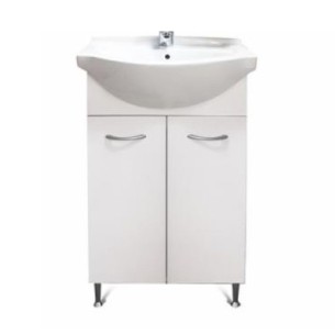 Шкаф за баня с мивка 55 см Перла FORMA VITA