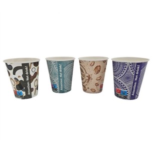 Картонени чаши за офис 180 мл 100 бр.