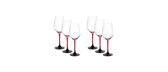 Комплект от 6 чаши за вино 540 мл Цветно столче Бордо