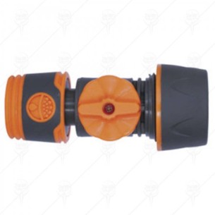 Конектор 1/2"Ж с вентил за бърза връзка за маркуч SILVER HERLY - 1