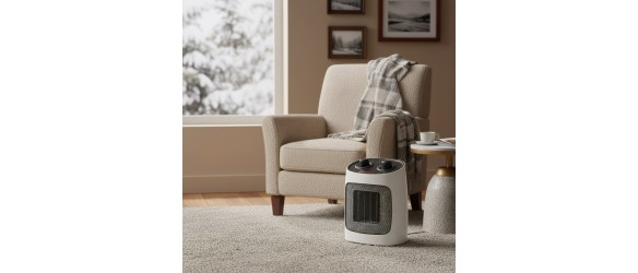 Керамична вентилаторна печка ECH-1373 ELITE