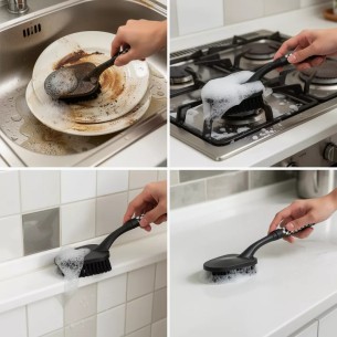 Мултифункционална домакинска четка 33x7.5 см 2