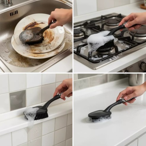 Мултифункционална домакинска четка 33x7.5 см