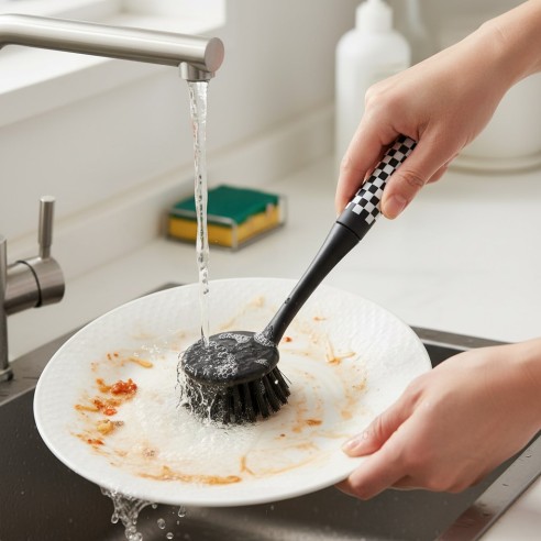 Домакинска четка за съдове 28x6 см