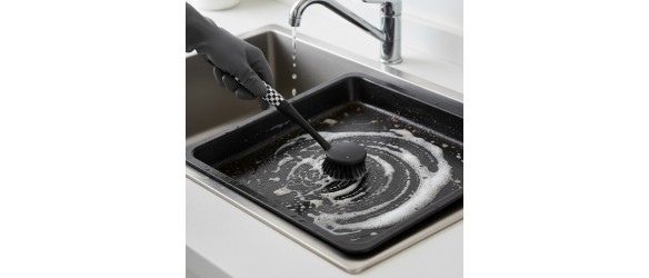 Домакинска четка за съдове 28x6 см