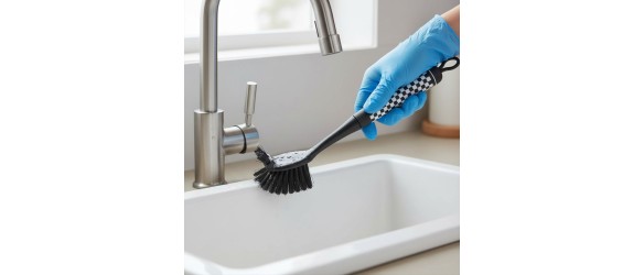 Домакинска двустранна четка 30x7.5 см