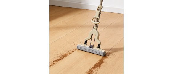 Моп тип пеперуда с телескопична дръжка 125x28 см BABADO CREAM