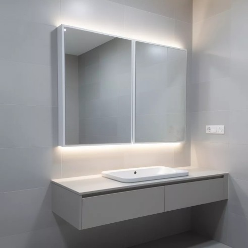 Горен огледален шкаф за баня 120 см Ada BIANI