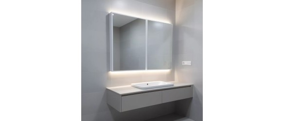 Горен огледален шкаф за баня 120 см Ada BIANI