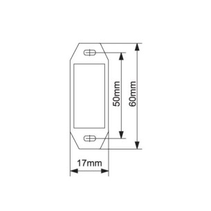 Магнитен шнапер бял 60x17 мм 2