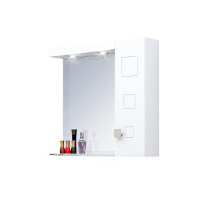 Горен шкаф за баня с LED осветление Дея TRIANO