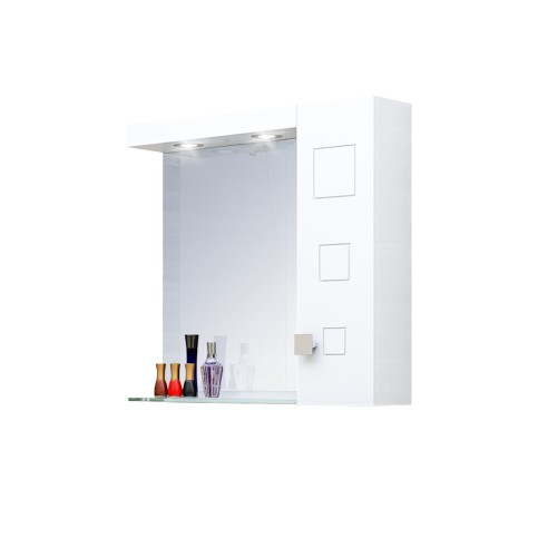 Горен шкаф за баня с LED осветление Дея TRIANO