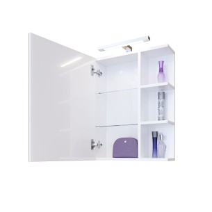 Горен шкаф за баня с LED осветление Изи TRIANO 2