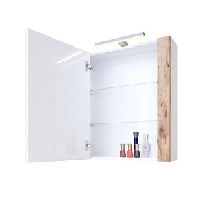 Горен шкаф за баня с LED осветление Хюстън 2 TRIANO 2