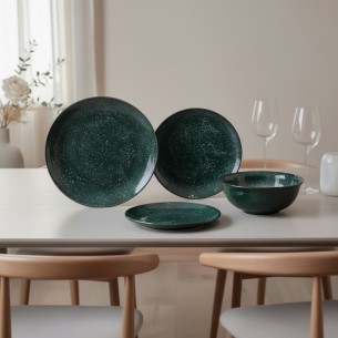 Порцеланов сервиз за хранене 24 части Горски мъх TOPRAKSAN ➤ топ цена ➤ dshome.bg